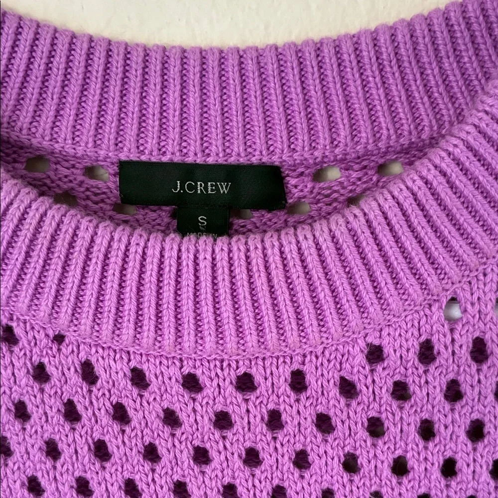 J. Crew Lavender Knit Sweater